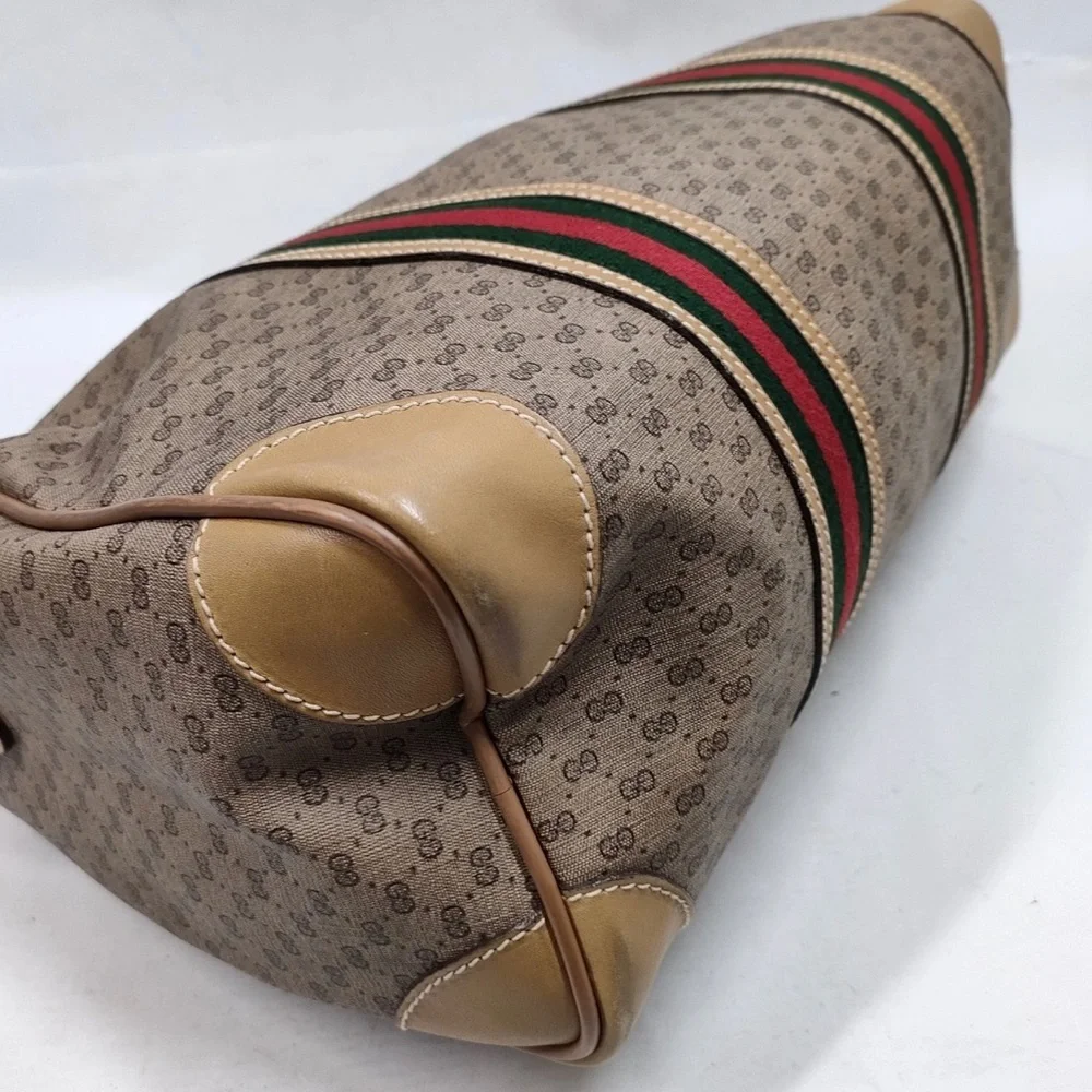 Designer Beige and Brown UNISex Bag
